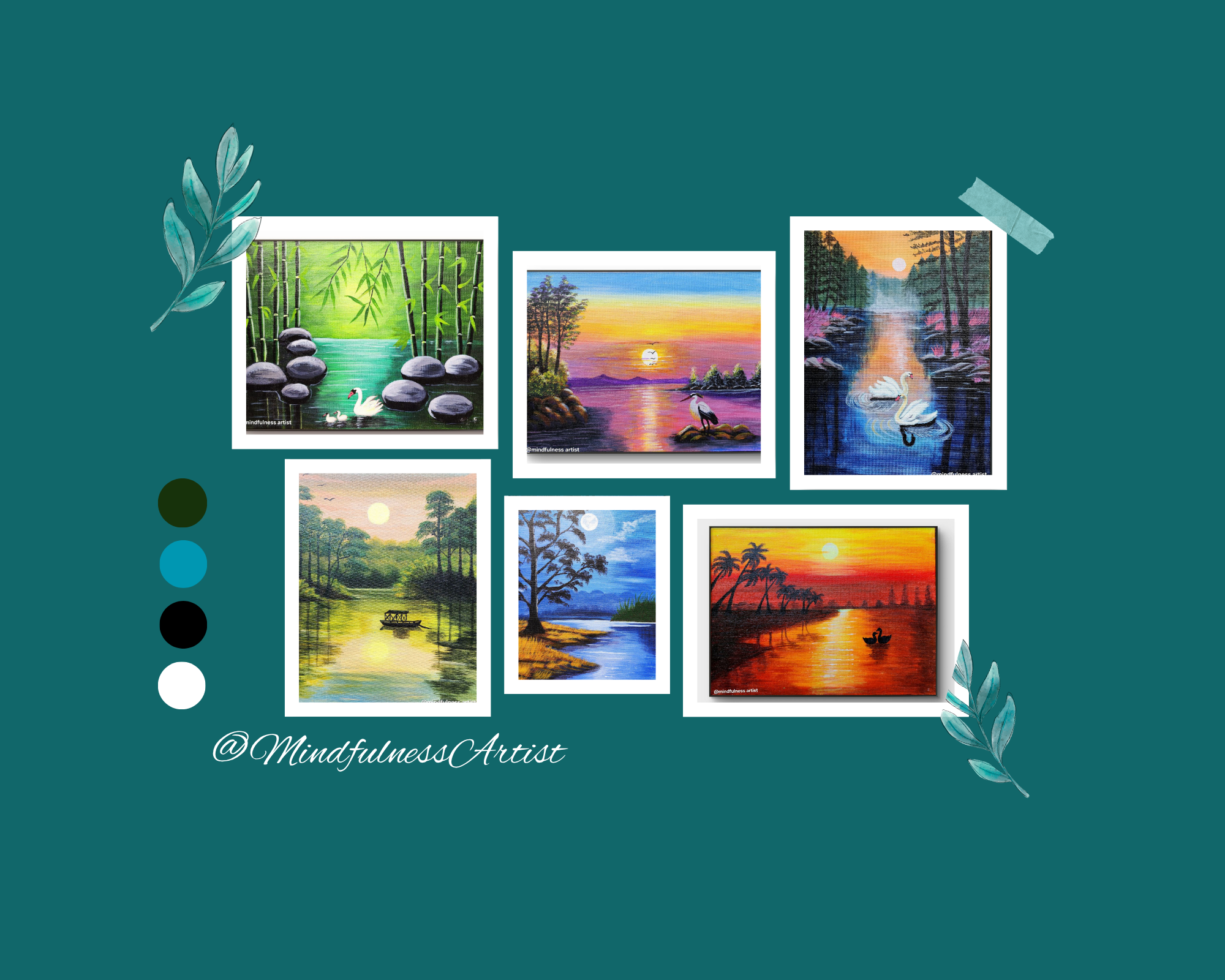 About Me green simple furniture home photo collage