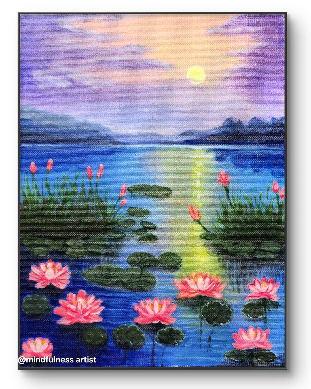 A calming sunset artwork to bring peace, nature, and reflection into your living space.