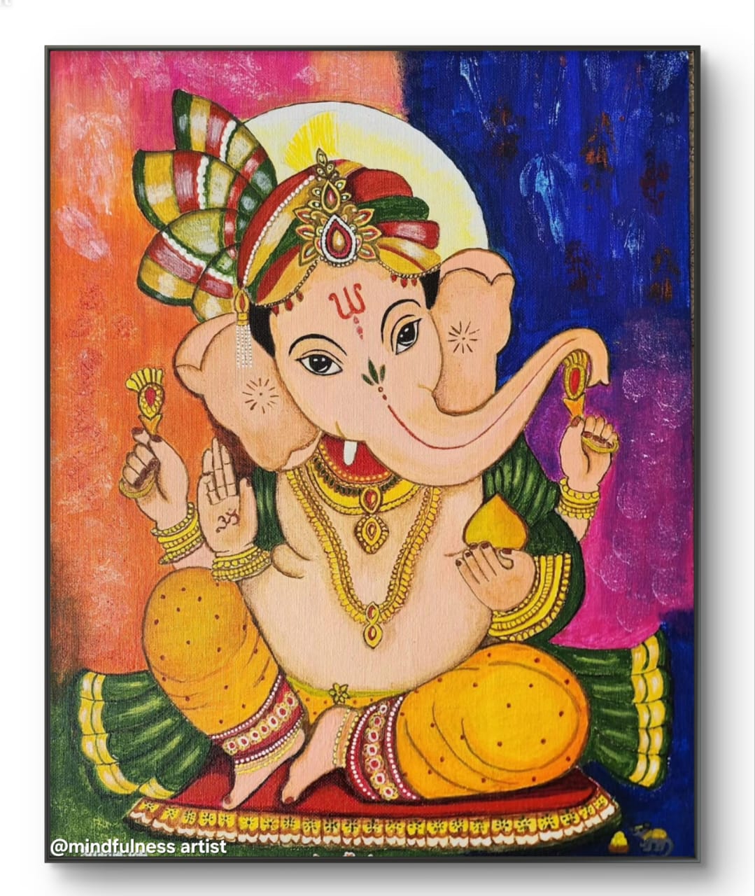 To bless the space with divine energy, joy, and auspiciousness through the presence of Lord Ganesha